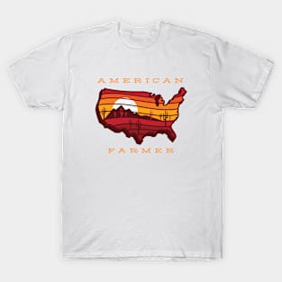 Farming American Farmer T-Shirt